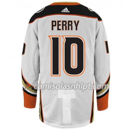 Camisola Anaheim Ducks COREY PERRY 10 Adidas Branco Authentic - Homem